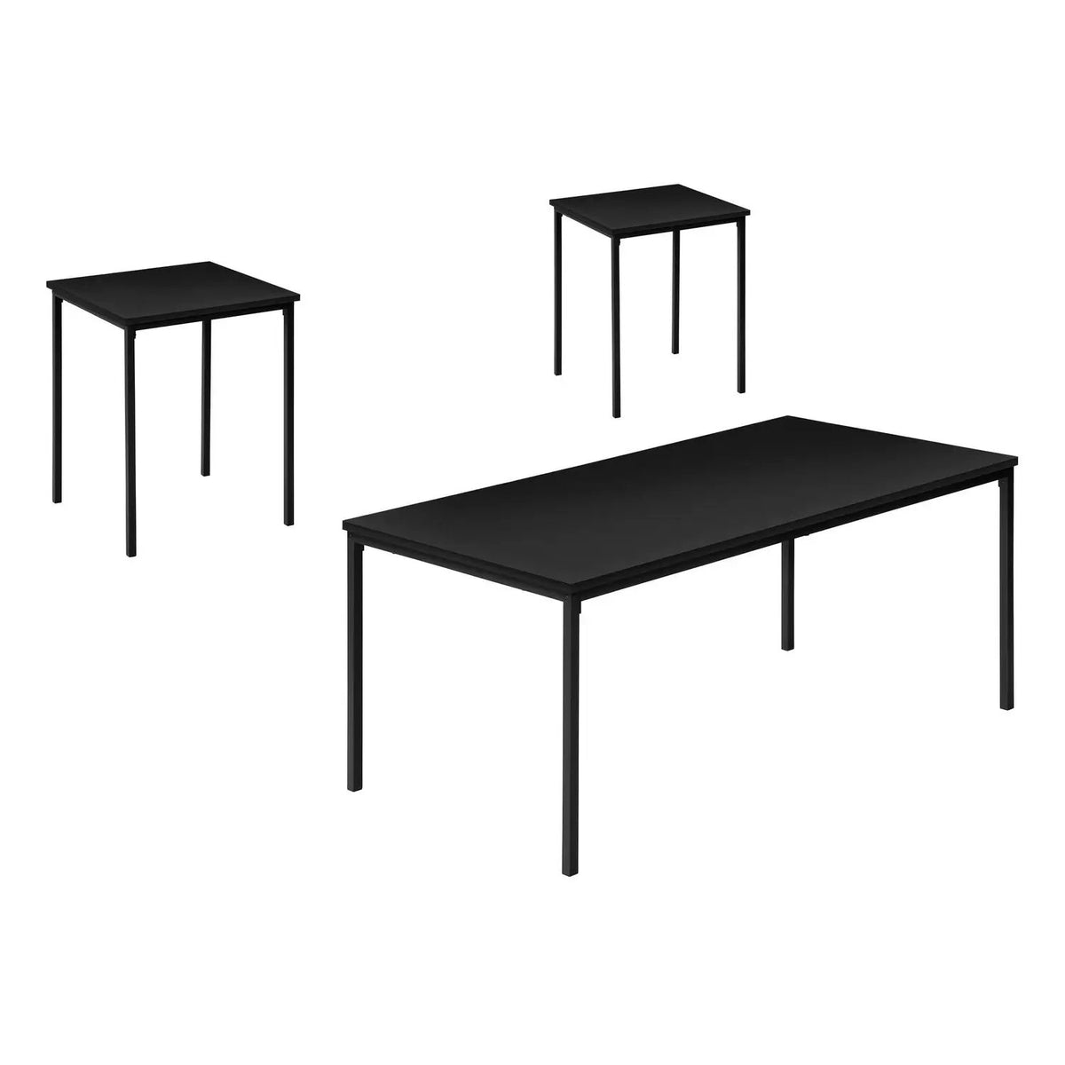 Coffee And End Table Set | Set Of 3 | Contemporary Design | High-Density Laminate Tops