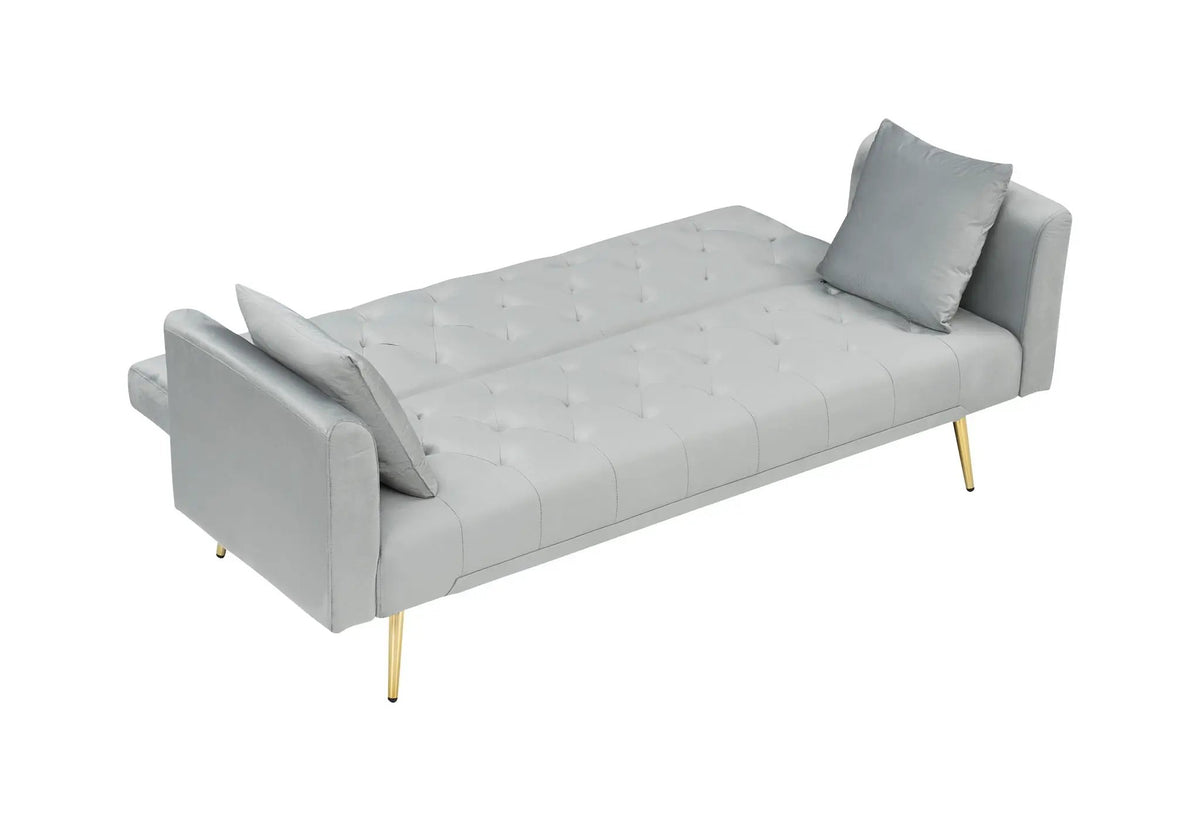 Convertible Folding Sofa Bed | Double Size | Small Space Design | Living Room Futon