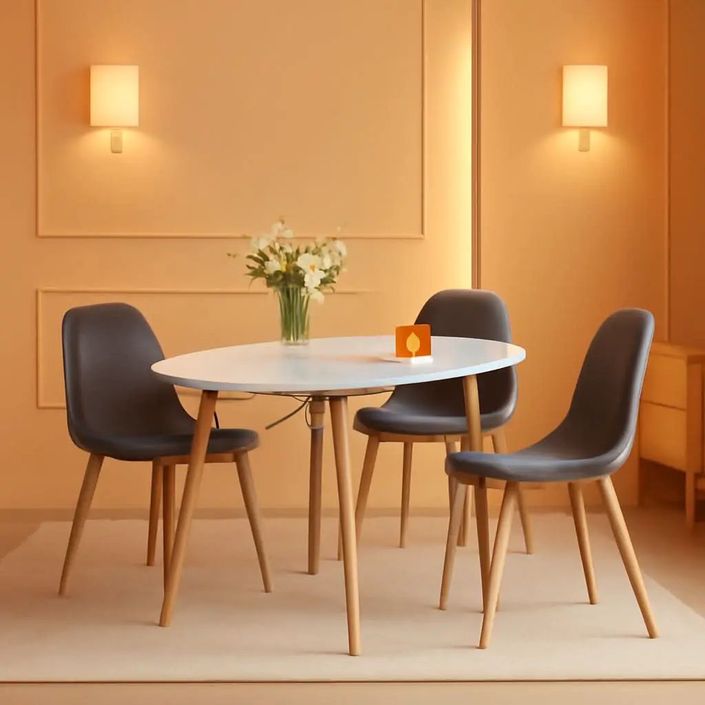 Grey Velvet Dining Chairs Set Of 4 For Dining Room from PriceLows™