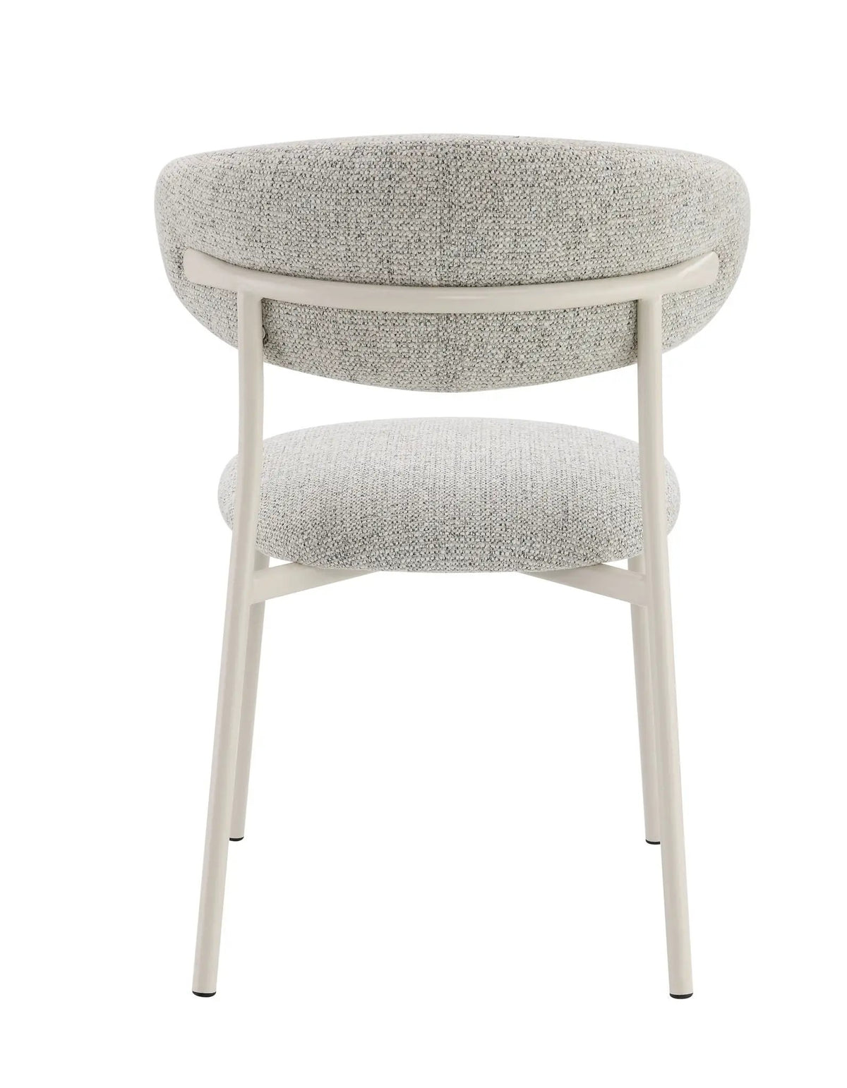 Kalam Fabric Side Chairs | Set Of 2 | Gray | Padded Foam Seat And Back