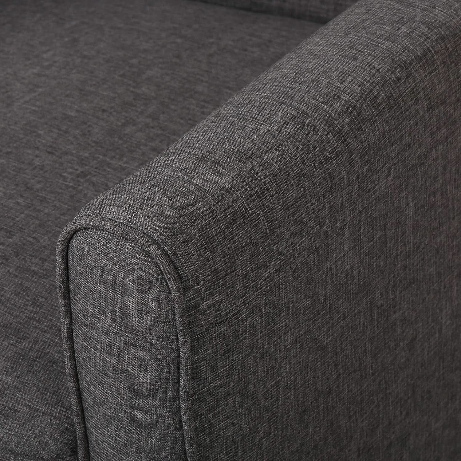 Emmie Fabric Recliner Set Of 2 In Smoke And Dark Brown from PriceLows™