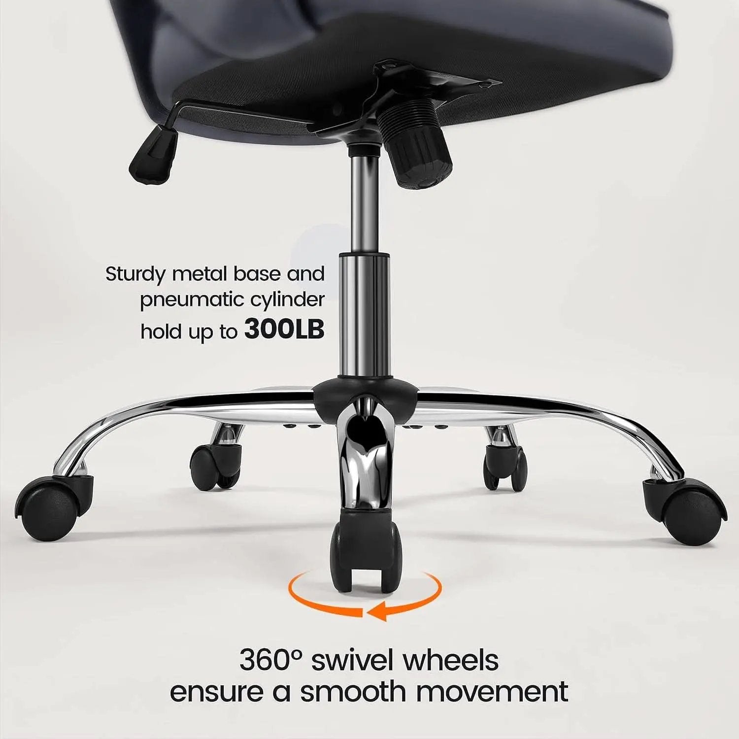 Dark Gray Velvet Swivel Office Chair Tufted Barrel Back from PriceLows™