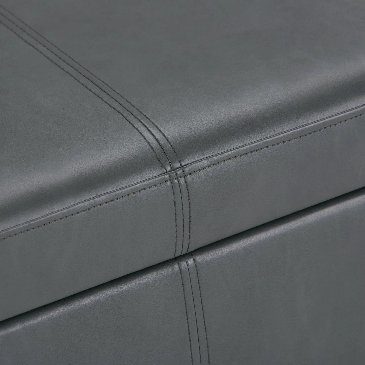 Storage Ottoman Bench | Solid Wood Frame | High Density Foam