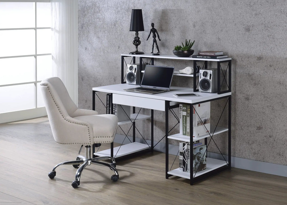 Writing Desk | Spacious Drawer | Eight Compartments | Three Finishes