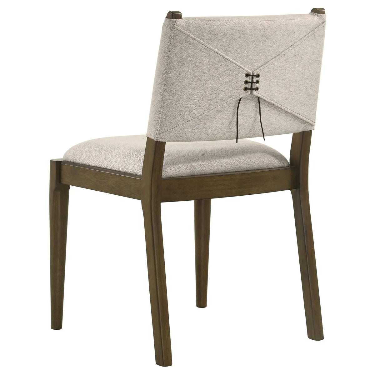 Ottowa Upholstered Dining Side Chair Brown (Set of 2) | 18.75 x 21.5 x 32.25 in | Fabric & Wood | Dining Room