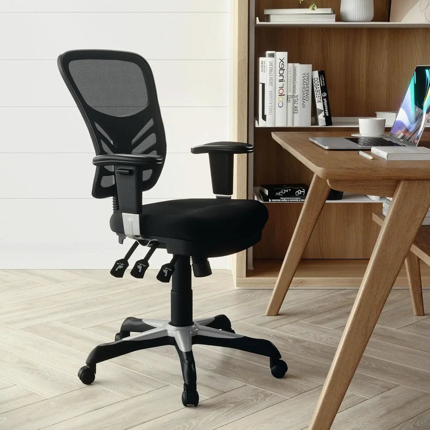 Ergonomic Mesh Office Chair With Adjustable Lumbar Black from PriceLows™