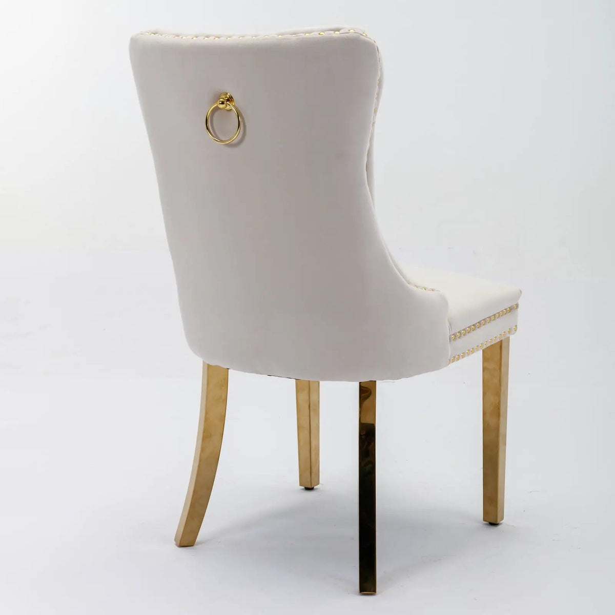 Dining Chair | Tufted Upholstery | Solid Wood Frame | Set Of 2