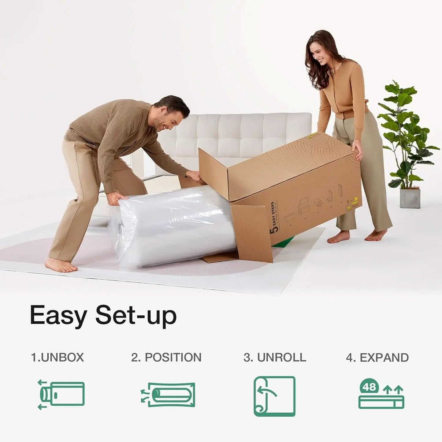 Twin 6 Inch Bonnell Spring Hybrid Mattress Adaptive Foam from PriceLows™