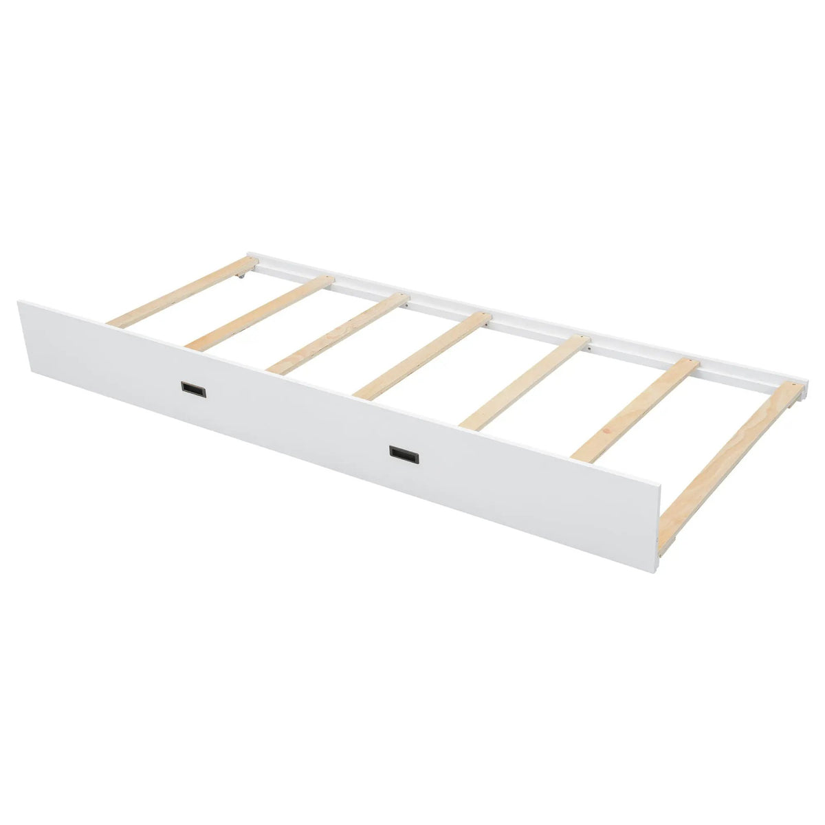 Sturdy Bunk Bed With Ladder | Solid Pine Wood | Guard Rails | Compact Layout