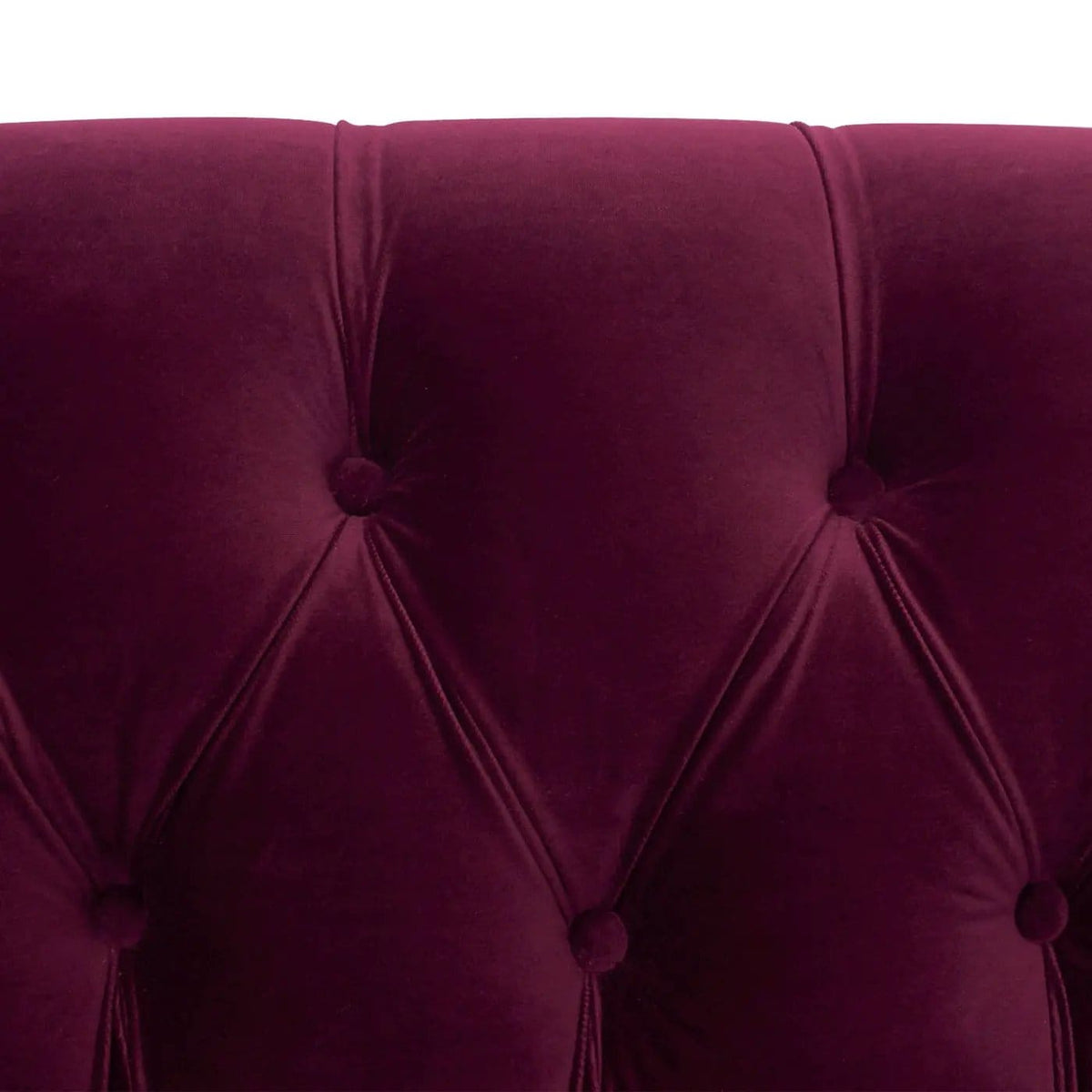 La Rosa Victorian Chesterfield Tufted Sofa | 3 Pieces | Fabric & Iron | Living Room