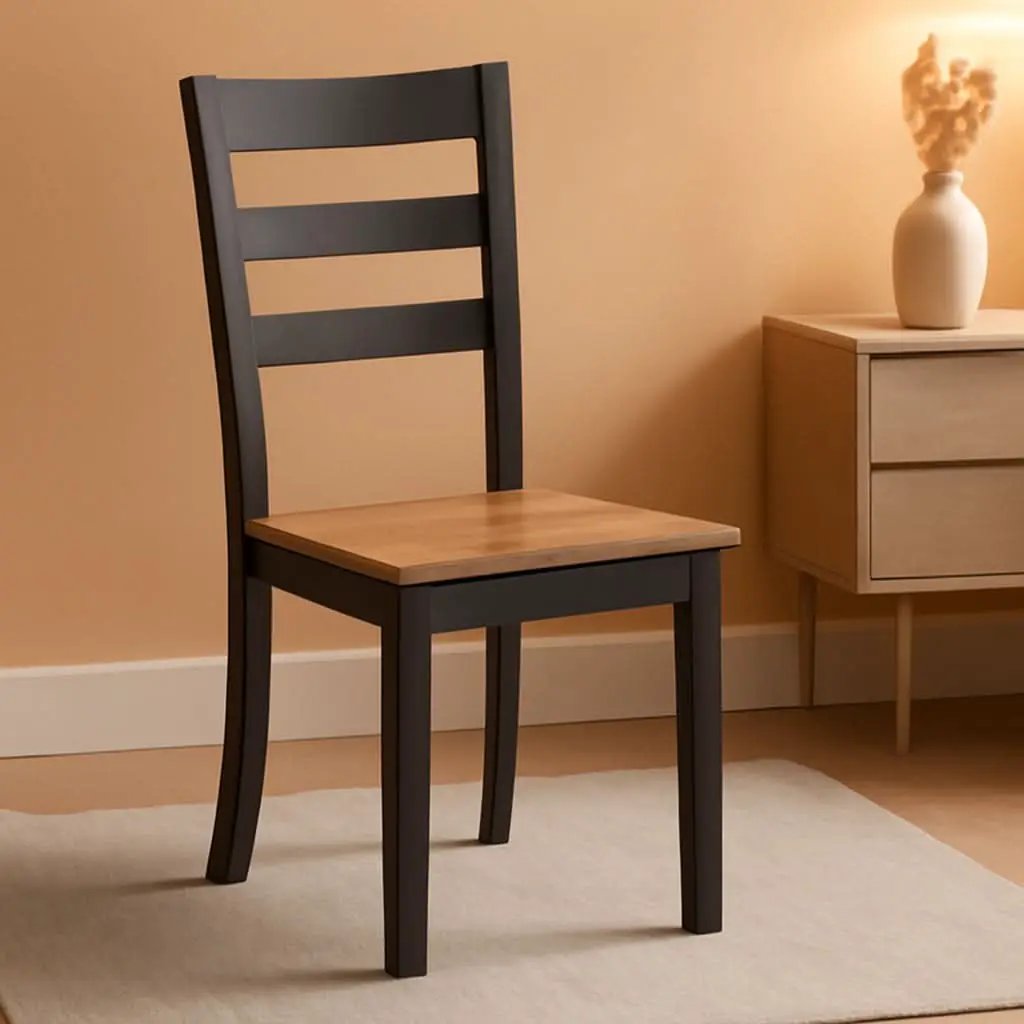 Gesthaven Solid Wood Dining Chair Set of 2 Natural Brown from PriceLows™