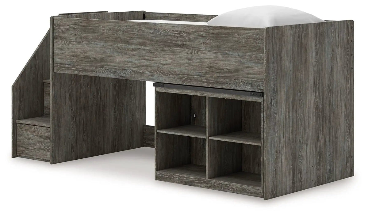 Frandern Loft Bed | 6 Pieces | Metal | Bedroom