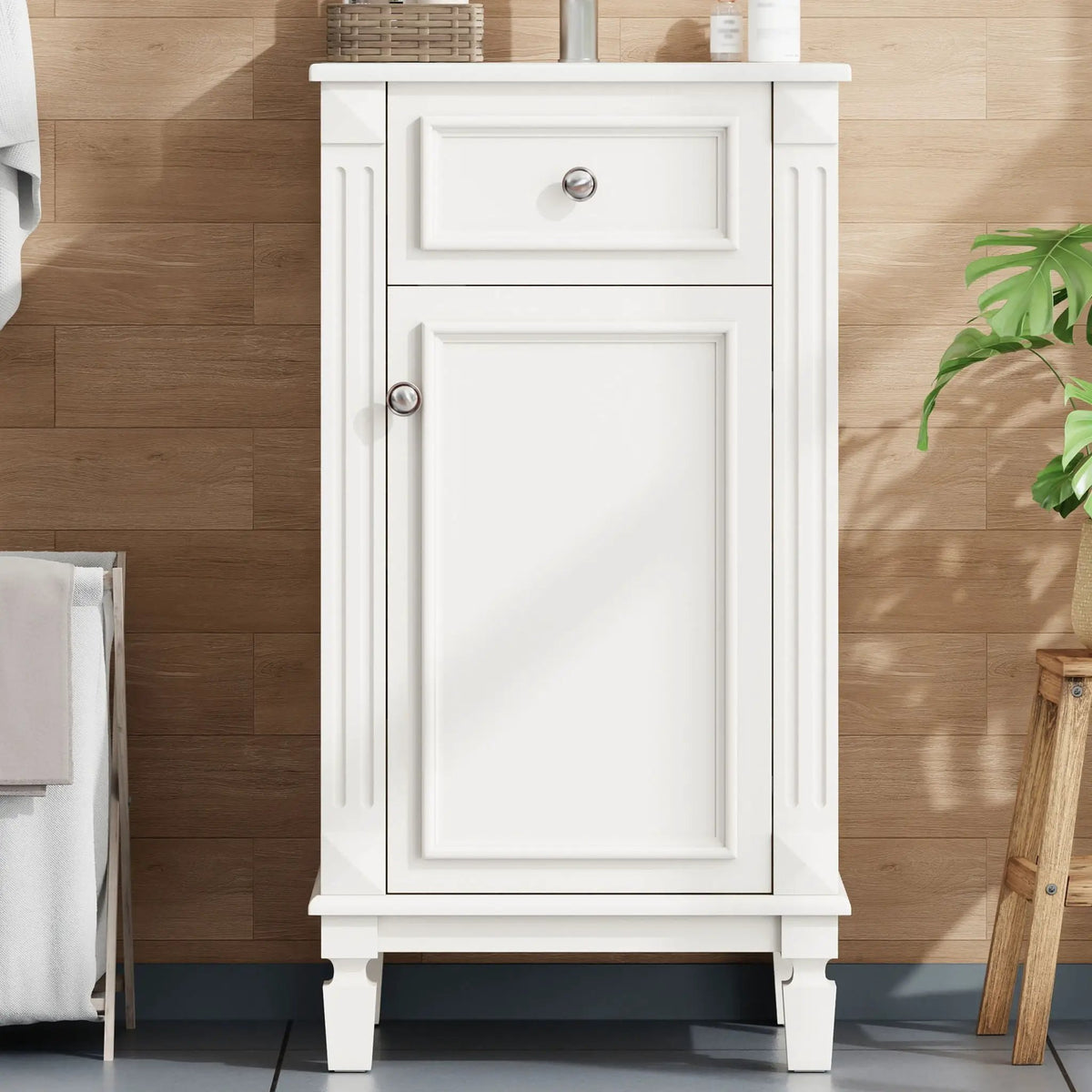 Bathroom Vanity | Solid Wood | Integrated Sink | Soft Closing Doors