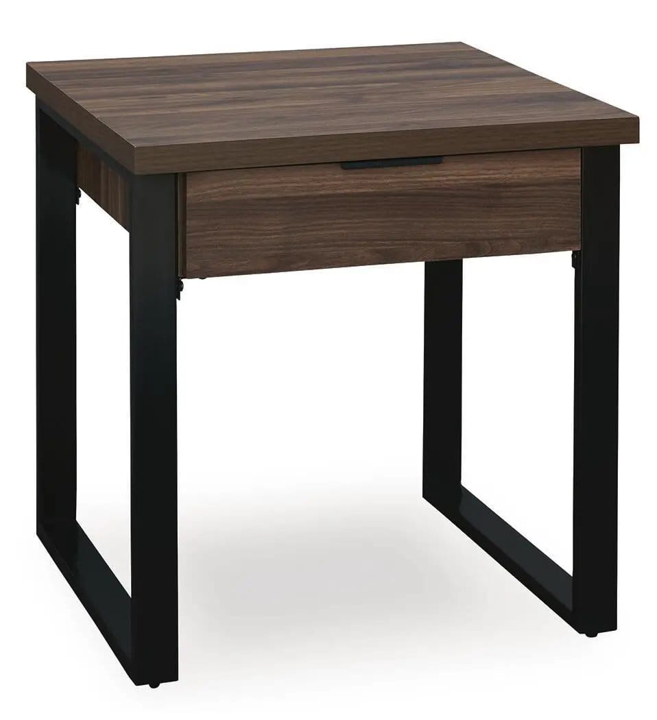 Wickman Falls Rectangular Table | 2 Pieces | Metal & Wood | Home