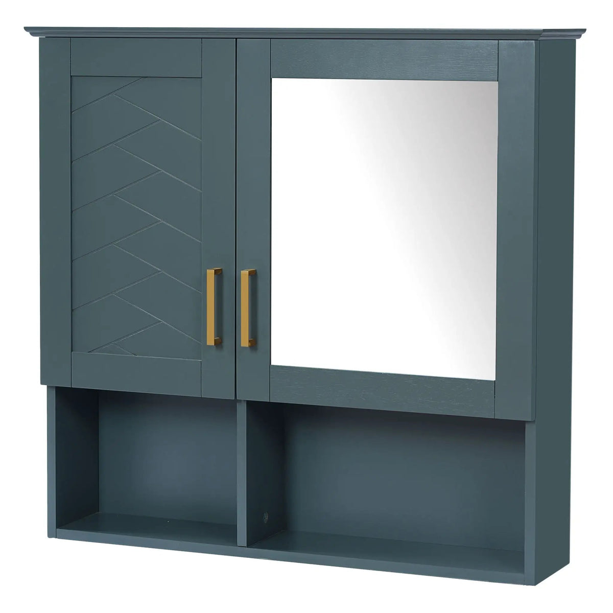 Wall Mounted Mirror Cabinet | Soft Close | Adjustable Shelves | HD Mirror