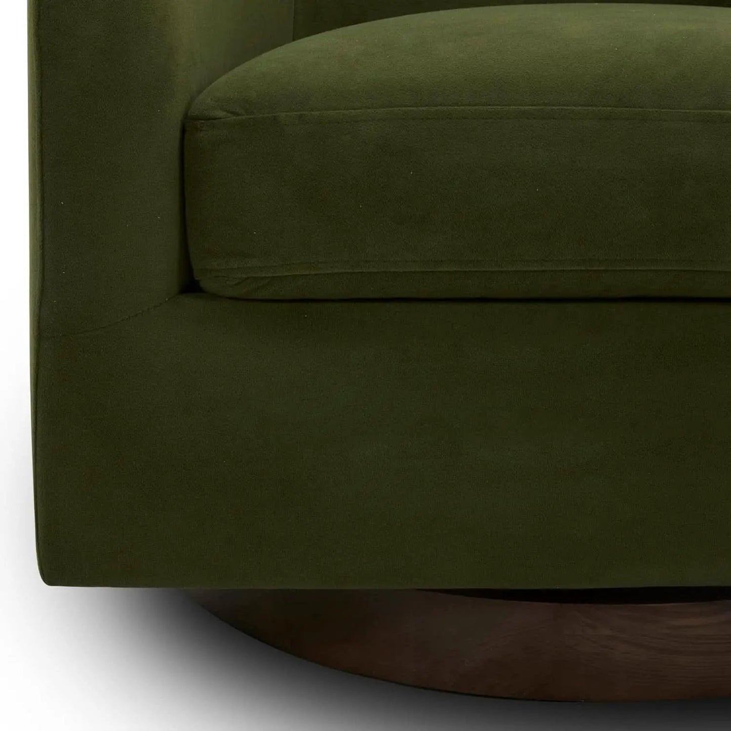 Forest Green Velvet Swivel Upholstered Armchair FSC from PriceLows™