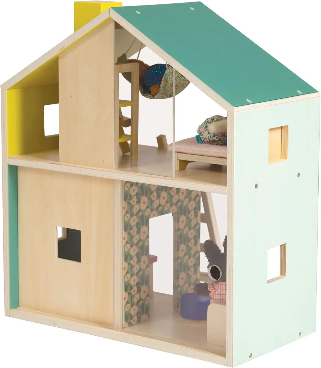 Wooden Playhouse With Loft For Kids 3 Years And Up from PriceLows™