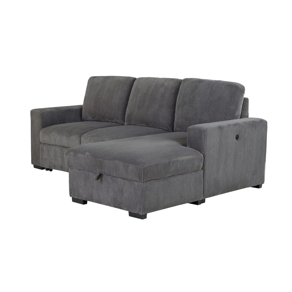 Melody Contemporary Design Sectional Sofa | 2 Pieces | Fabric | Living Room