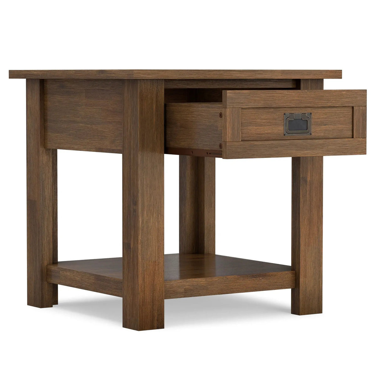 Monroe Handcrafted Side Table | Solid Acacia Hardwood | NC Lacquer Finish | 38 Inch Square