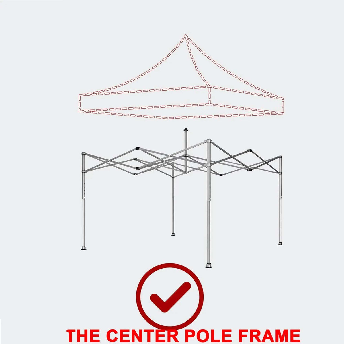 Canopy Replacement Top With 4 Pack W8 Bags, Pop Up Tent Cover Only, Frame Not | Umbrella & Canopy | Fabric | Home