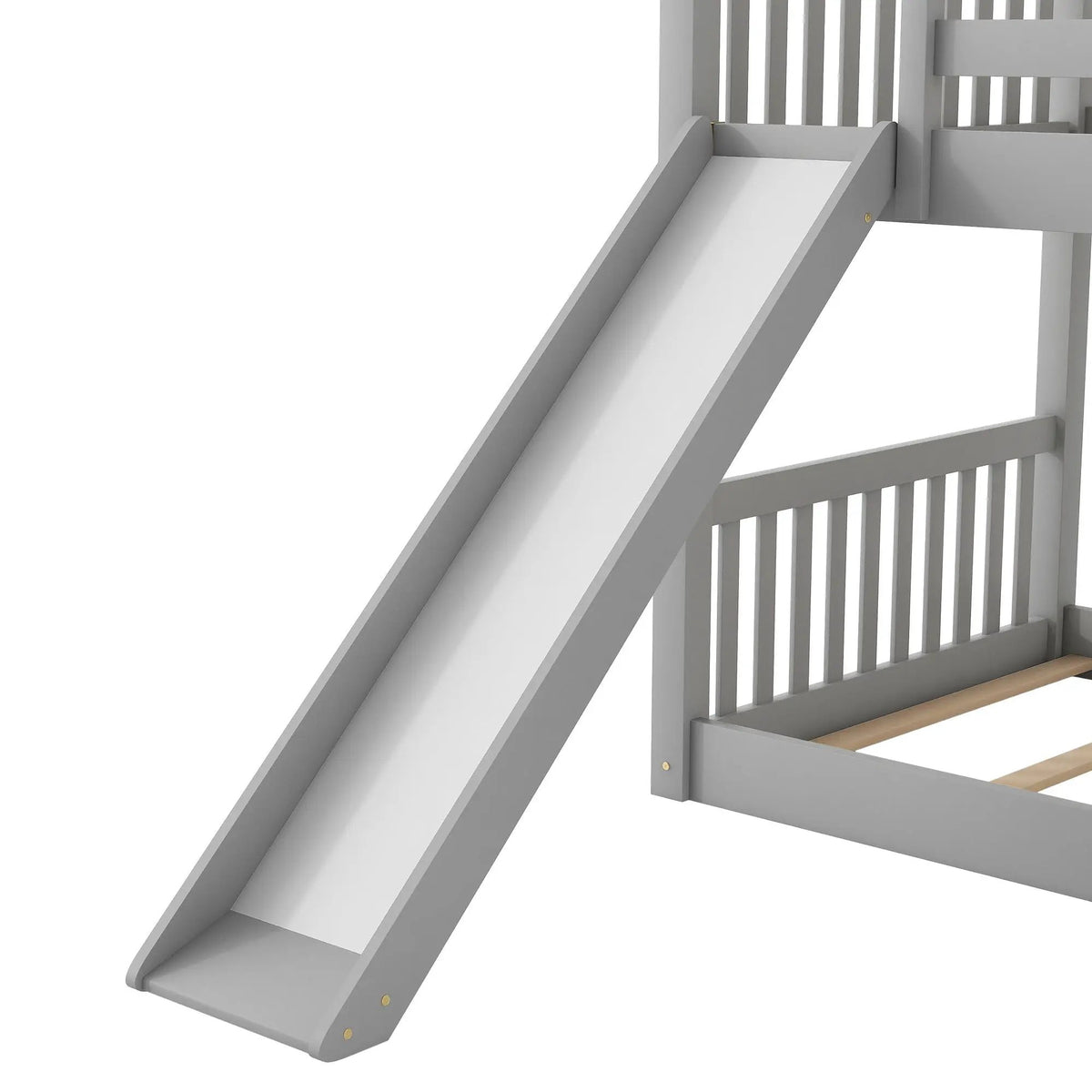 Bunk Bed | Convertible Slide And Ladder | Solid Pine Wood | Easy Access Design