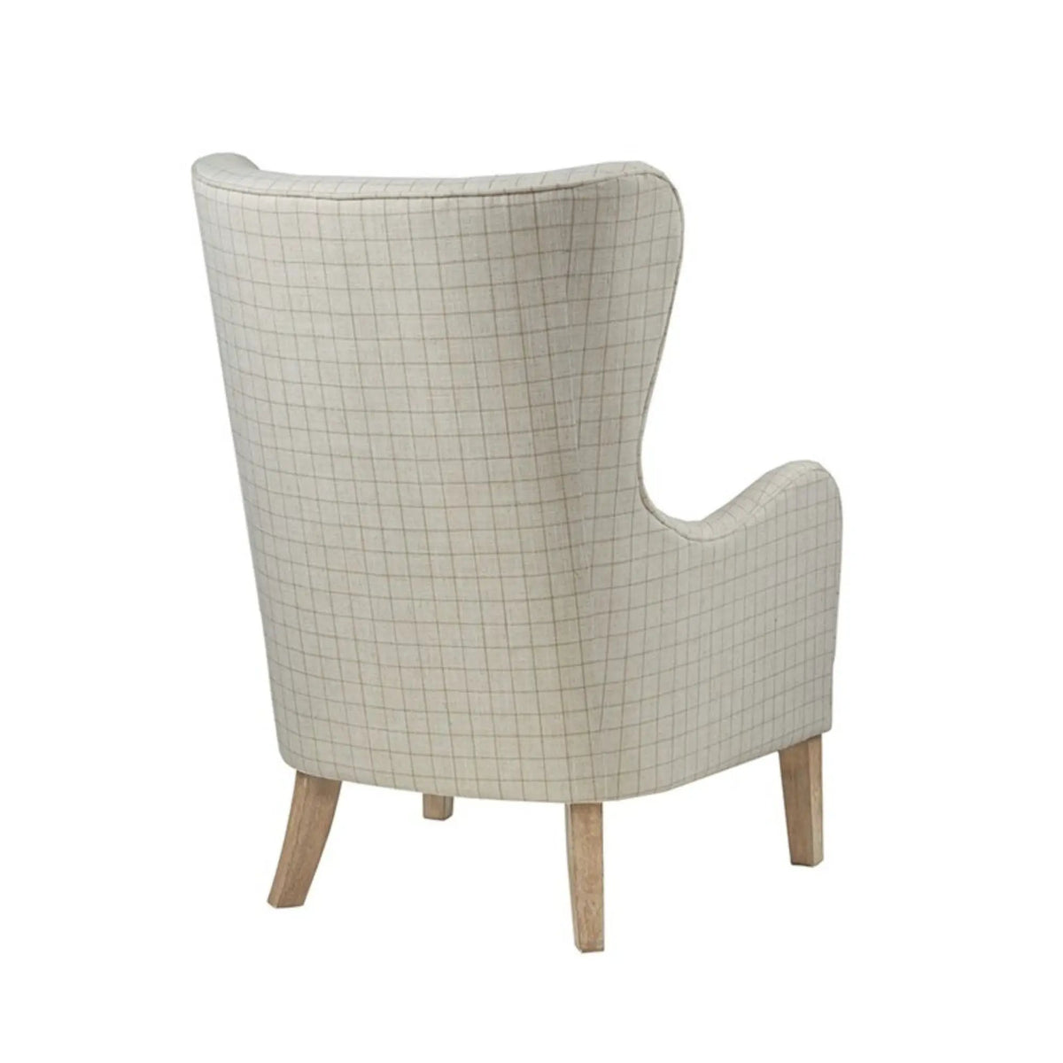 Arianna Swoop Wing Chair | Traditional Wing Back | Round Arms | High-Density Foam