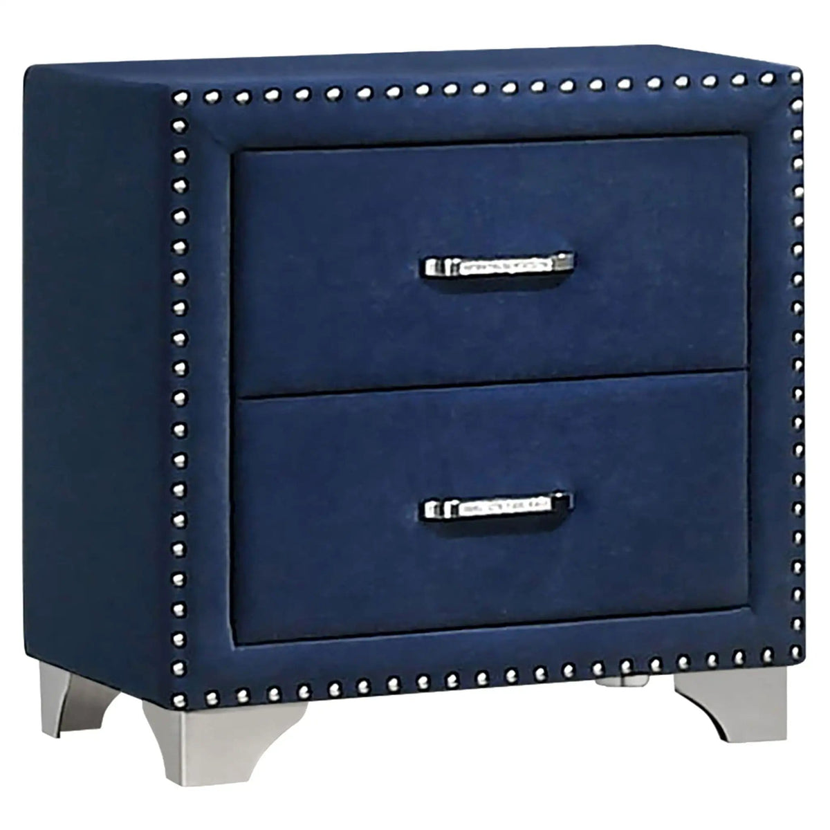 Melody 4-piece Queen Bedroom Set Pacific | 4-Piece Set | Velvet | Blue