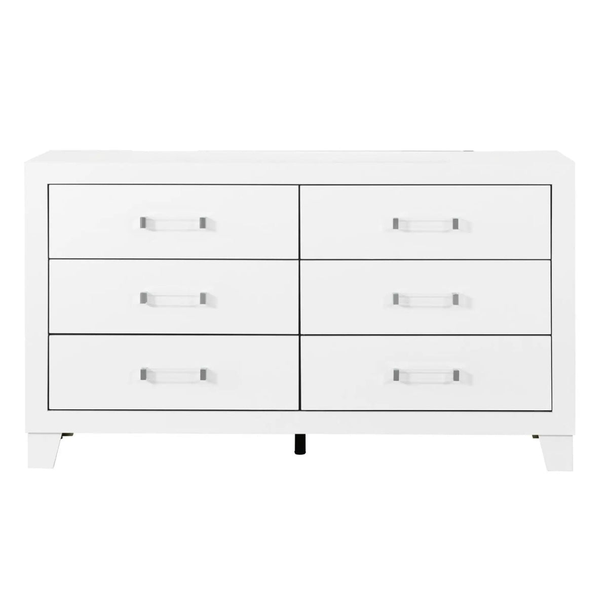 Omoda Dresser | 58.46 x 16.22 x 33.27 in | Wood & Acrylic | White