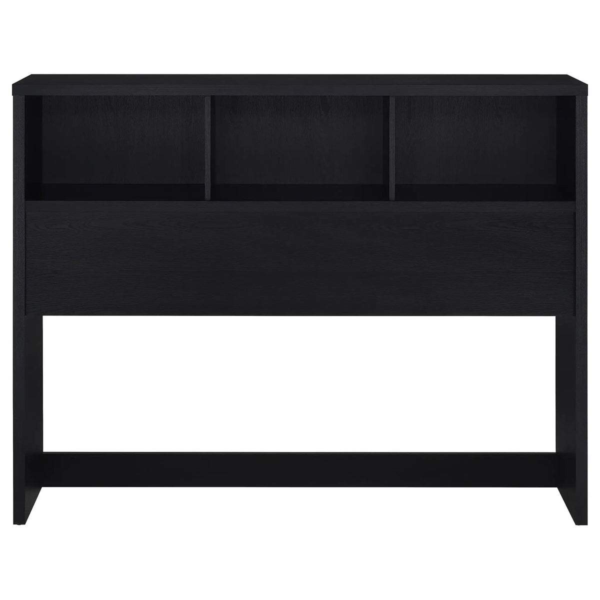 Westpark 49-inch Queen Bookcase Headboard | 59.75 x 11.5 x 48.5 in | Engineered Wood & Veneer | Black