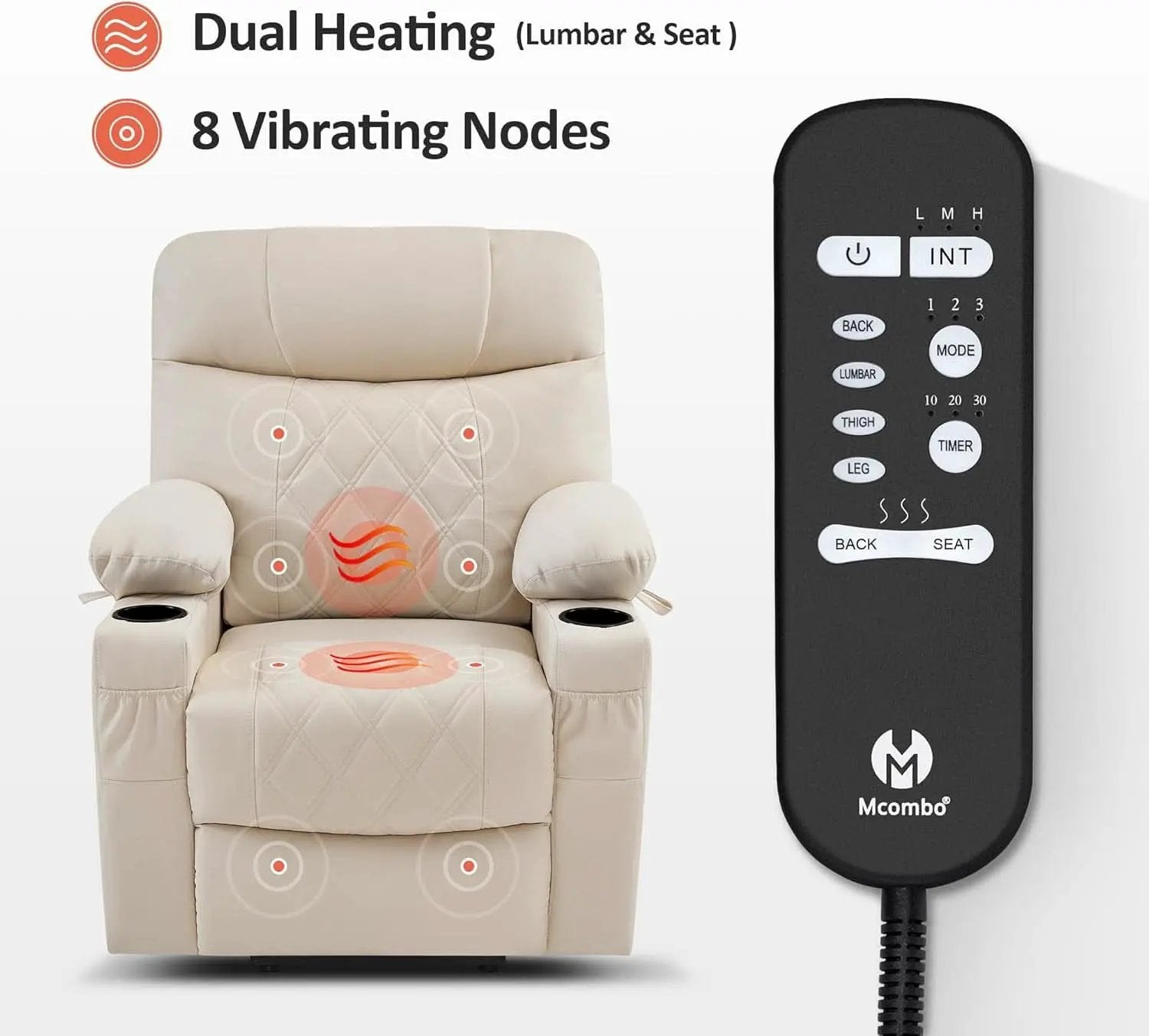 Petite Power Lift Recliner Chair With USB Ports 7111 from PriceLows™