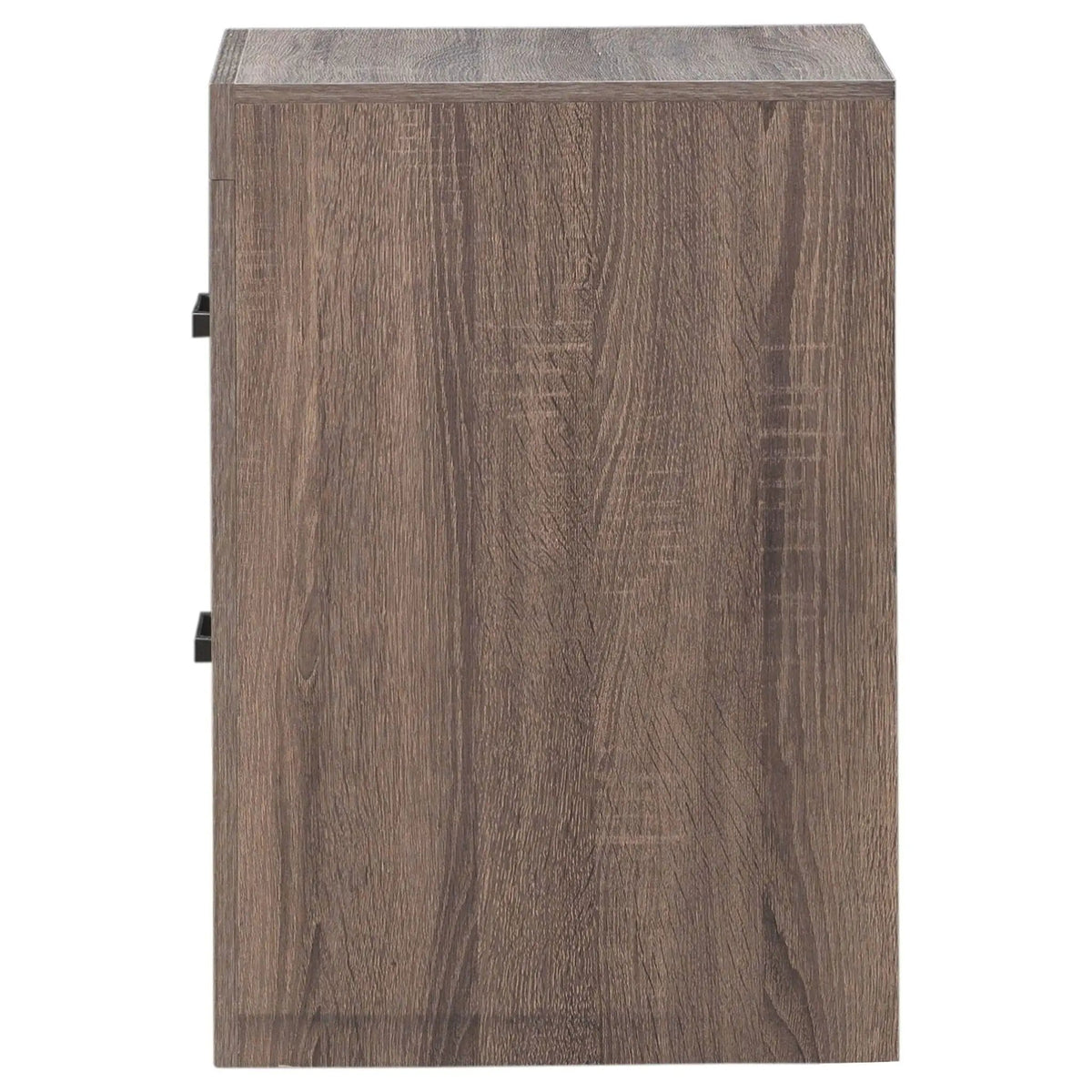 Brantford 2-drawer Nightstand Barrel | 21.75 x 16.25 x 23.5 in | Engineered Wood & Veneer | Oak