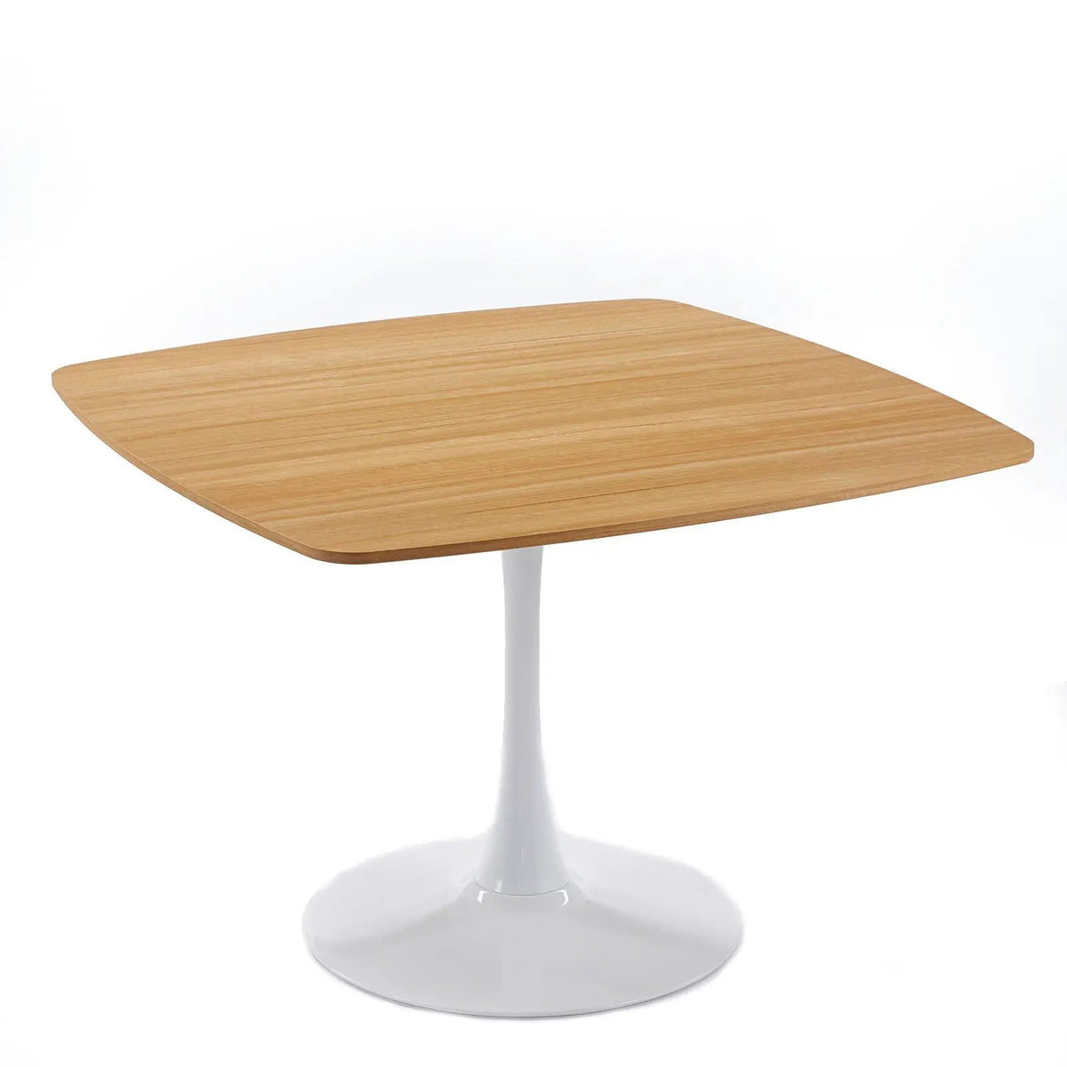 Modern Dining Table | 42 Inch Square | Pedestal Base | Contemporary Design