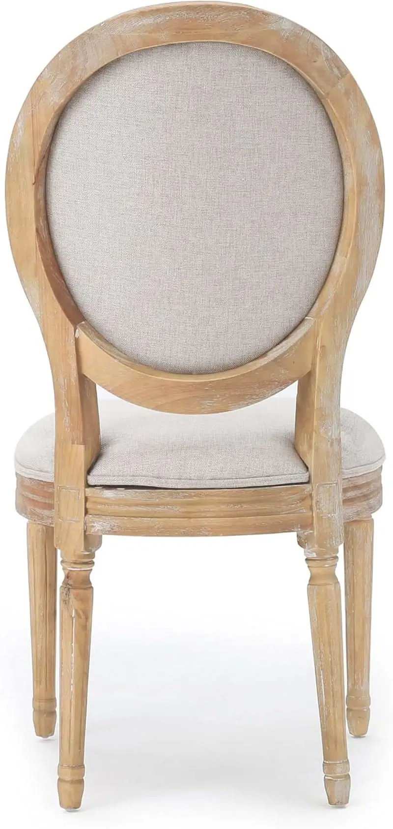 Phinnaeus Beige Polyester Fabric Dining Chairs Set Of 2 from PriceLows™