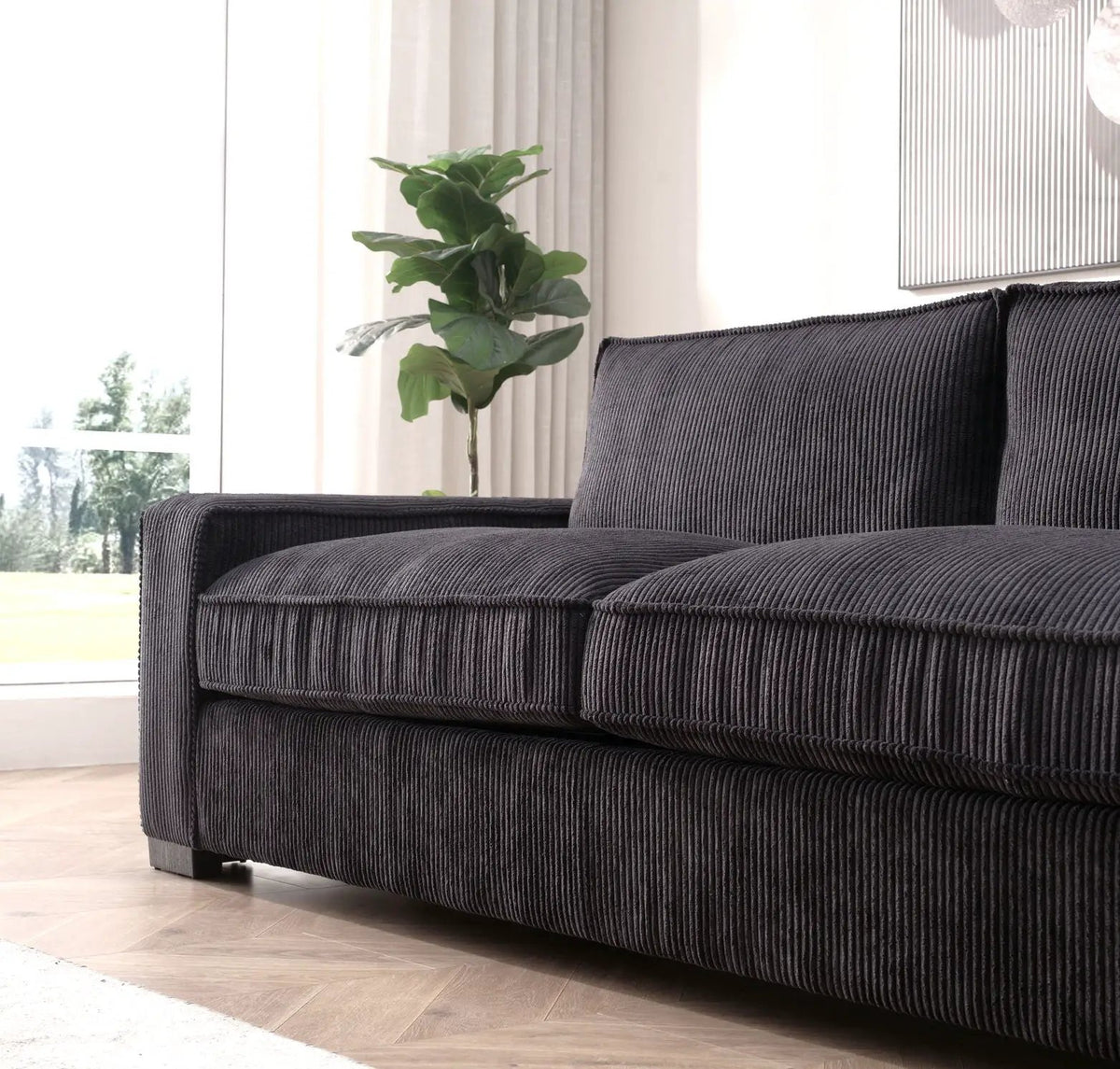 Luxe 3 Seater Sofa | Deep Seat Design | Ultra-Soft Upholstery | Sleek Modern Design