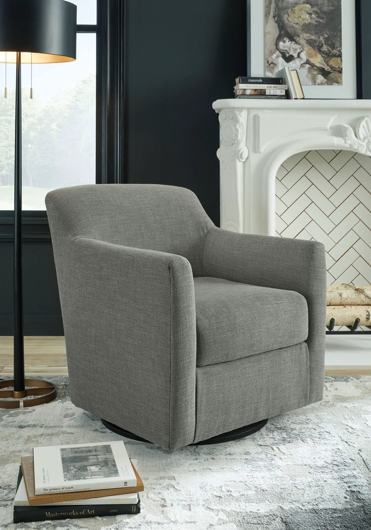 Bradney Swivel Accent Chair | High-Design Aesthetic | Affordable Style | 33 Inch Height