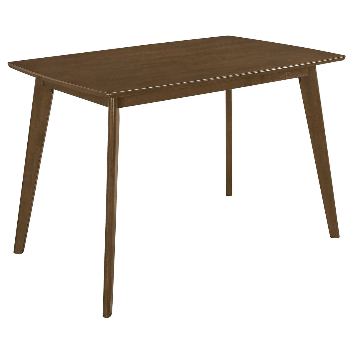 Kersey Rectangular 47-inch Wood Dining Table Chestnut | 47.25 x 29.5 x 30 in | Rubberwood & Engineered Wood | Dining Room
