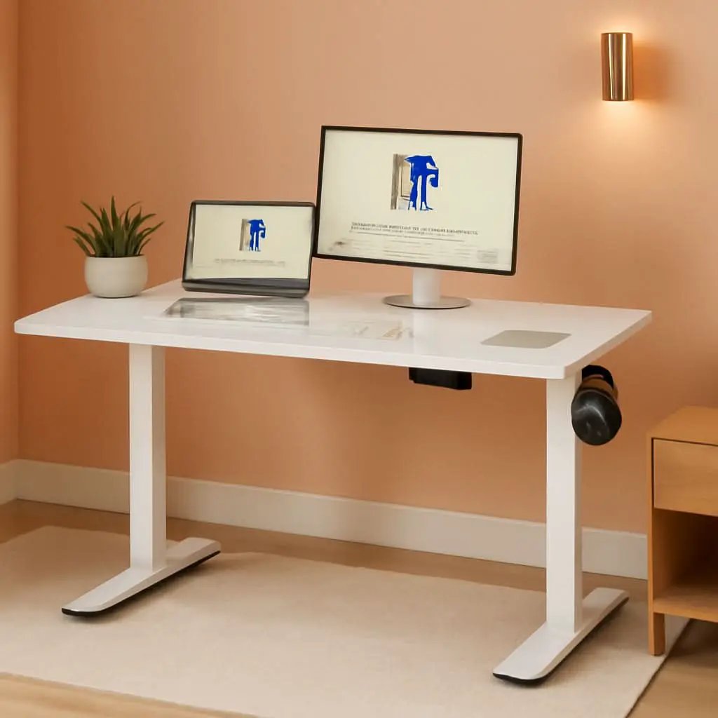 Electric Height Adjustable Standing Desk 48x24 Inches from PriceLows™