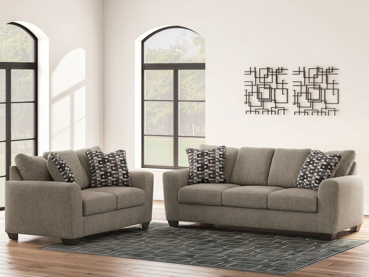 Triston-Peaks Living Room Set Stationary Chair & Ottoman | Stationary Chair & Ottoman | Living Room Furniture | Living Room