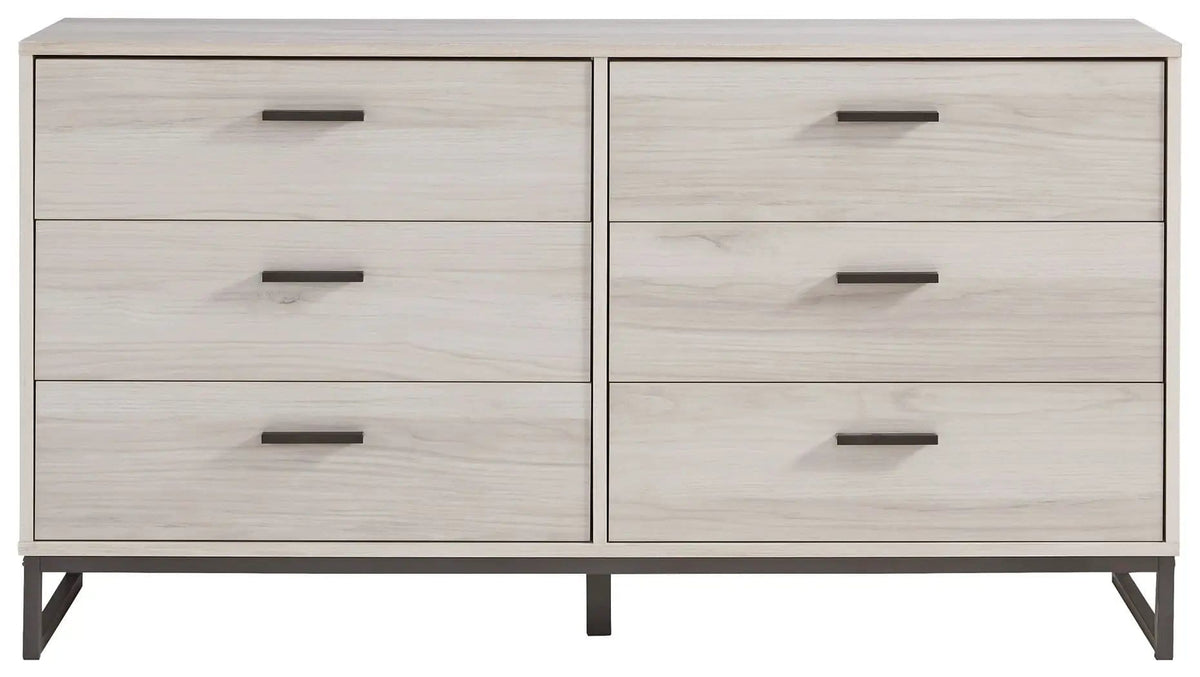 Socalle Six Drawer Dresser | 2 Pieces | Bedroom Furniture | Bedroom