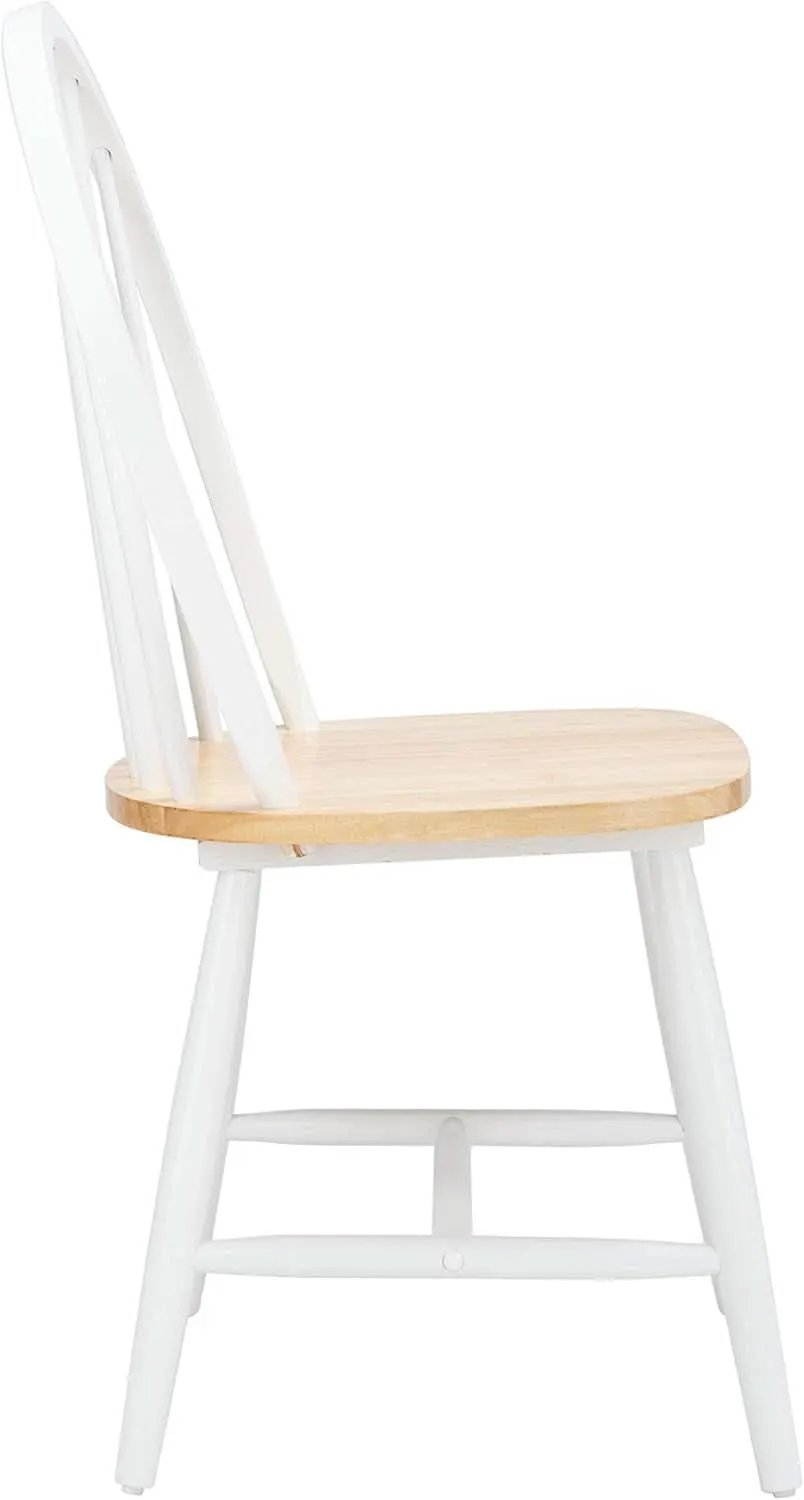 Farmhouse 18 Inch Black Spindle Back Dining Chairs Set Of 2 from PriceLows™