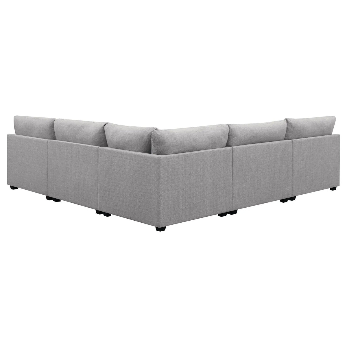 Cambria 5-piece Upholstered Modular Sectional Sofa | 5-Piece Set | Fabric | Grey