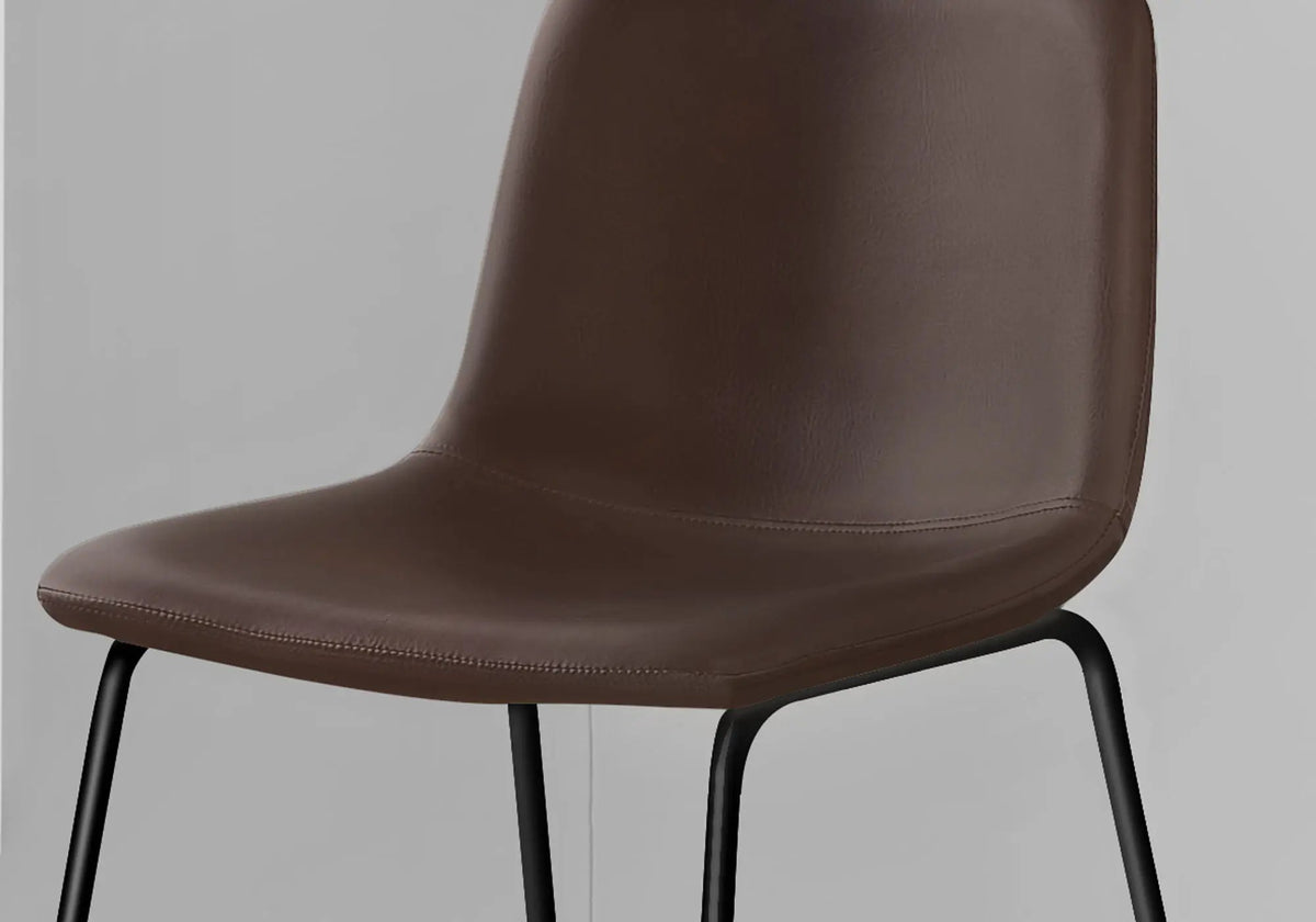 Bar Height Office Chair | Standing Desk Chair | Slim Metal Frame | Contemporary Design
