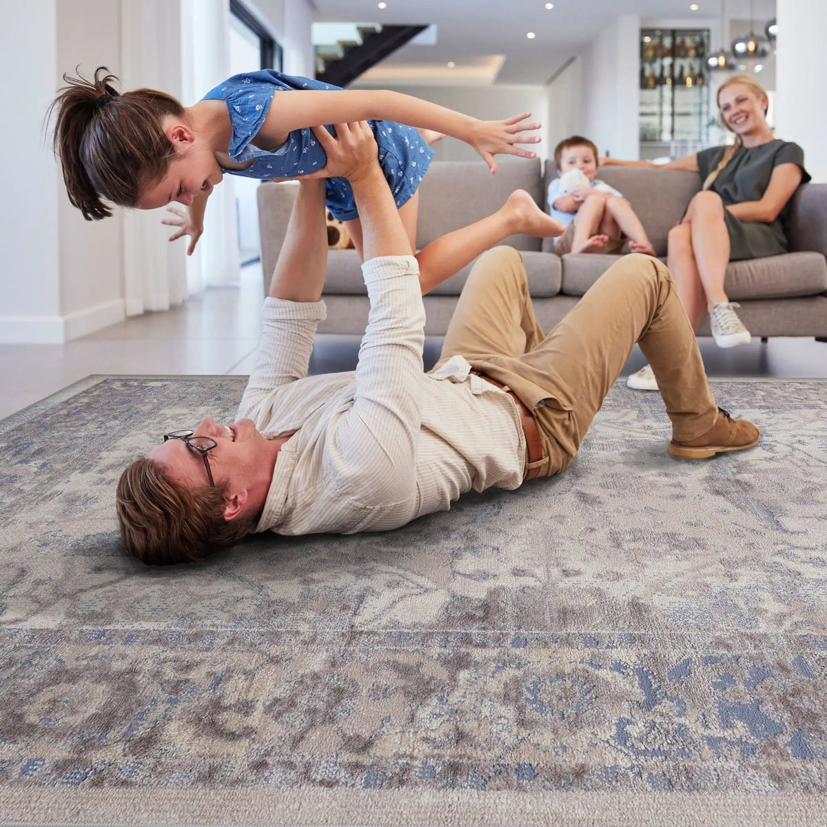 Payas Trendy Traditional Runner Rug | 96 x 26 Inch | Stain Resistant | Non-Shedding Machine-Woven
