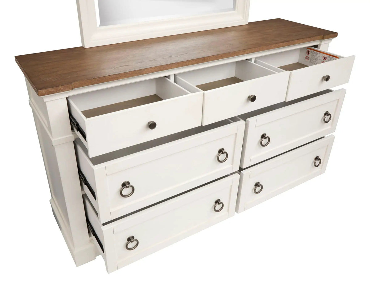 Kingston Drawer Dresser | 2 Pieces | Bedroom Furniture | Bedroom