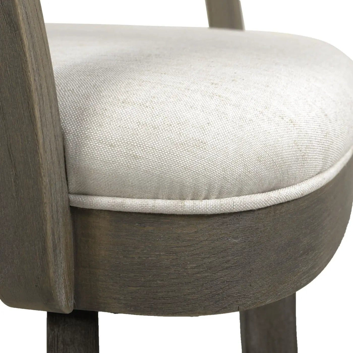Williams Swivel Bar Stool With Armrests Bar Height (28"-30") | 4 Pieces | Wood & Brass | Dining Room