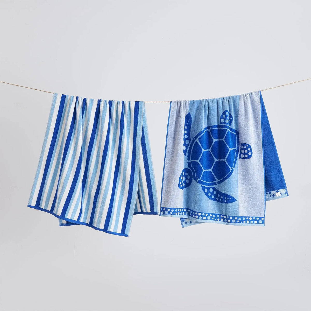 2 Pack 100% Cotton Jacquard Beach Towels - Playa Collection from PriceLows™