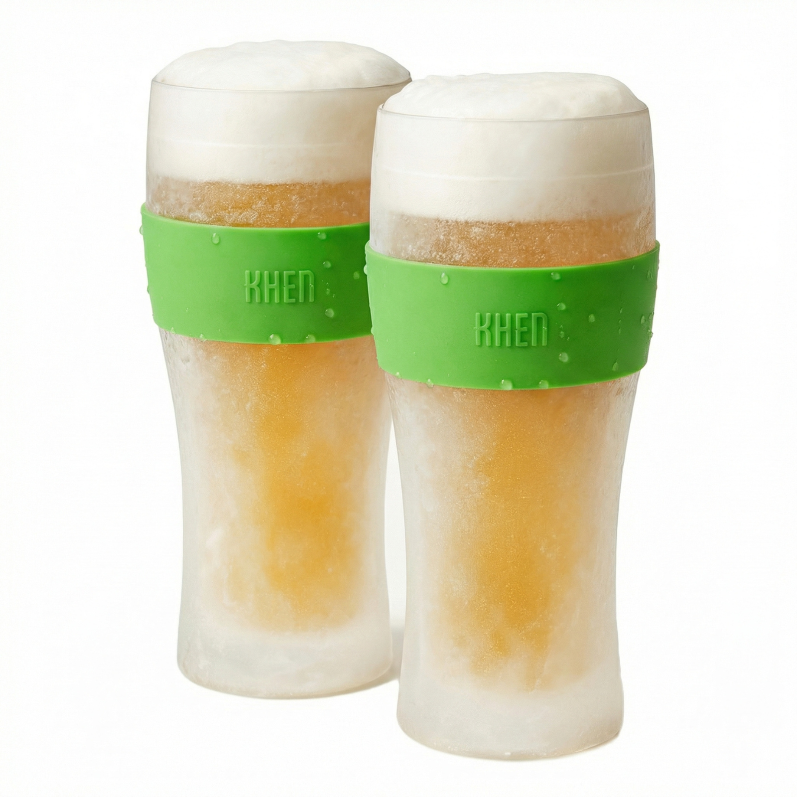 Barcelona Acrylic Cooling Beer Glassware, Set of 2 from PriceLows™