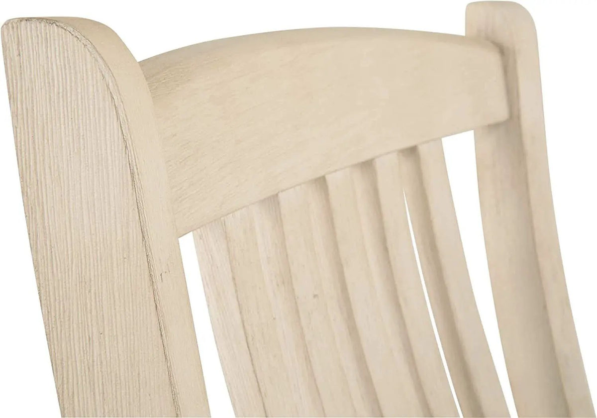 20 Inch Upholstered Dining Chair Antique White Set Of 2 from PriceLows™