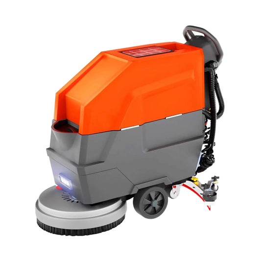 20-Inch Heavy-Duty All-In-One Commercial Electric Walk-Behind Floor Scrubber | 20 Inch | Home Use | Home