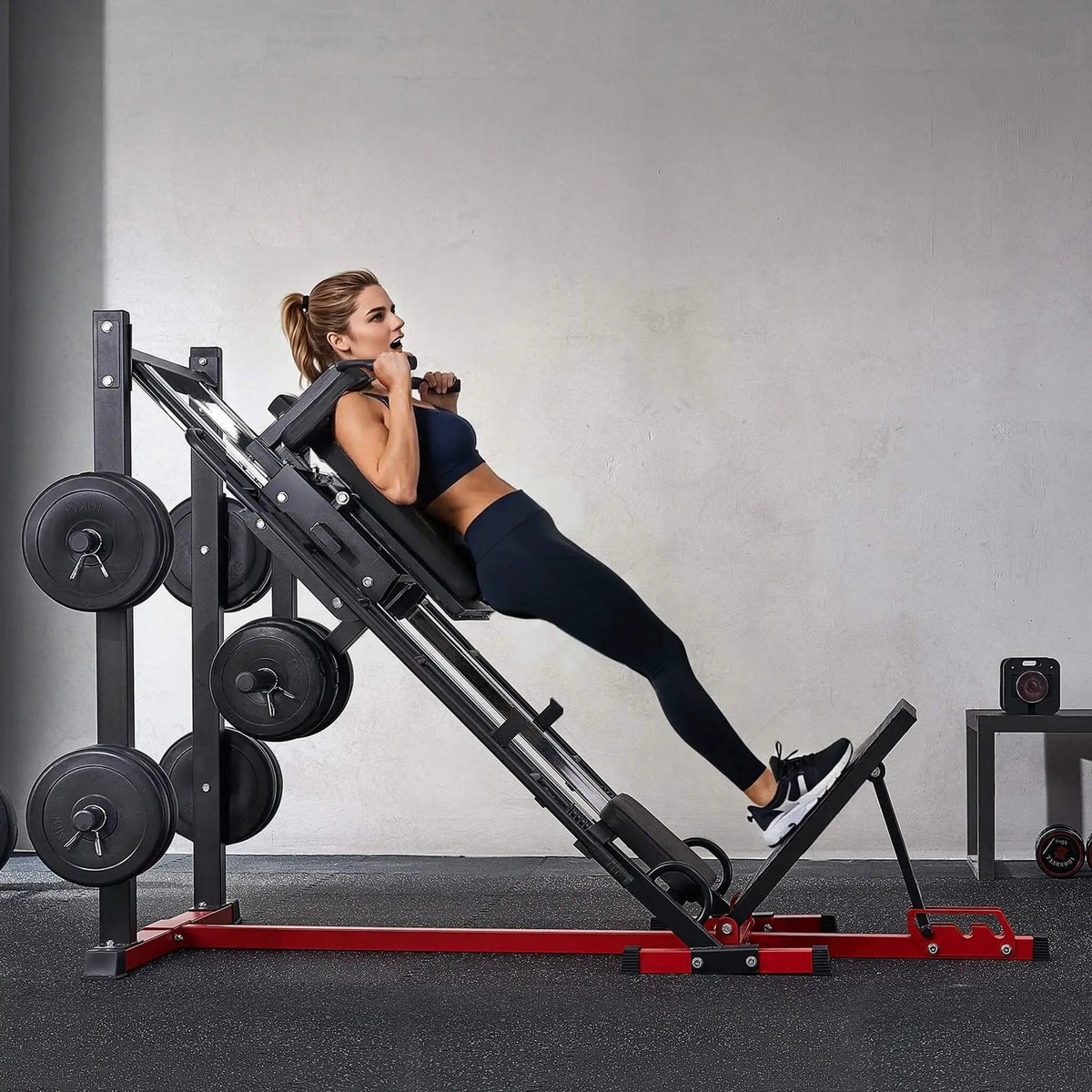 2000LBS Adjustable Leg Press And Hack Squat Machine For Home Gym Workouts | 2000 lb | Weight Lifting Machine & Rack | Home
